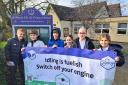 St Mary's pupils took part in an anti-idling campaign