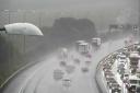 Delays building on M25 as heavy rain hits Essex amid weather warning
