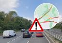 Delays - one lane is closed on the northbound A12 near junction 29