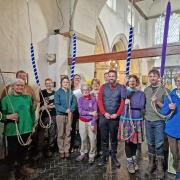 The Middlesex Guild of Bell Ringers visited the church in Wendens Ambo