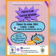 The drop-in youth club taster session will take place next week