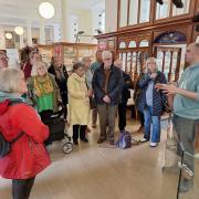 Members of Saffron Walden Initiative at the Sedgwick Museum