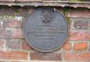 The plaque to William Campling at the Eight Bells