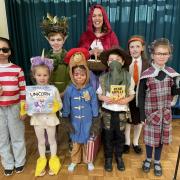 Children from St Thomas More School dressed up for World Book Day last year