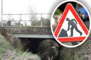 The B184 near Thaxted could face an 11-week closure in 2022 due to a weakened bridge