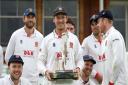 Essex's Tom Westley poses with the trophy after day five of the 2020 Bob Willis Trophy final at Lord's.