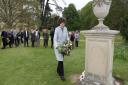 Kate Mavor, Chief Executive of English Heritage, and Consul General Mateusz Stąsiek of the Polish Embassy led wreath laying to commemorate the 80th anniversary of Audley End becoming the principal training school for the Polish special forces during
