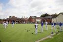 SWTBC play Bowls England at Abbey Lane in a friendly match to mark the club's 125th anniversary