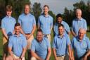 Cambridgeshire men's county golf team who beat Northants in their Anglian League opening match.