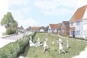 An artist\'s impression of what the homes in Elsenham could look like