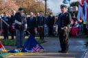 Southend Cenotaph during Remembrance Sunday 2018