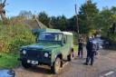 The Land Rover, which was stolen in Uttlesford, was recovered in Wickford by Essex Police.