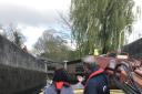 MP Kemi Badenoch on a visit to the River Cam