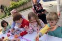 Children take part in the STEAM sessions at Sandra Beale's home in Saffron Walden