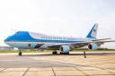Air Force One at London Stansted Airport
