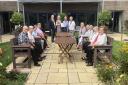 Reynolds Court in Newport won for best communal garden