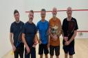 Chris Gray, Kirk Archibald, John Goodfellow, Charles Arthur and Mark Scott of Saffron Walden Squash Club. Picture: SWSC