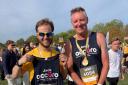 Jack Longman and Andy Sims took on the marathon for Accuro