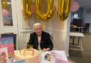 Margaret Goult celebrated her 100th birthday at Mountfitchet House