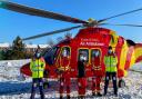 Essex and Herts Air Ambulance crews still fly at Christmas, the charity said