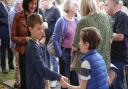 Ukrainians at the Saffron Walden welcome party got to meet each other, including these two boys