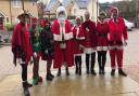 The group in their costumes ready to deliver Christmas cheer in Saffron Walden