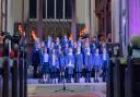 RA Butler Academy's choir taking part in Spirit of Christmas in St Mary's Church, Saffron Walden