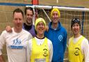 Part of the Saffron Striders squad that took part in the St Neots Half Marathon.