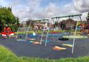 New swings at the Golden Acre playground
