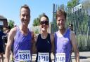Jon Cooke, Claire Hall and Craig Dyce ran the Boston Marathon in Lincolnshire.