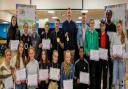 Athletes Max Whitlock and Tom Dean visited Lord Butler Fitness and Leisure Centre in Saffron Walden