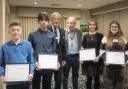 The winners of Saffron Walden Rotary Club's young photographer competition