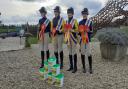 Nicola, Rosie, Suzannah and Lisa from Saffron Walden & District Riding Club