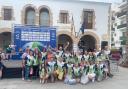 The WaldenTRI squad and supporters in Ibiza. Picture: WALDENTRI