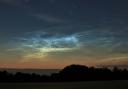 Noctilucent clouds on June 23, 2021