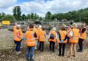 Members of the Saffron Walden Initiative visited the waste water recycling centre