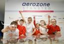 Children learning in Stansted Airport's Aerozone