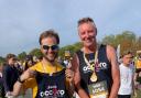 Jack Longman and Andy Sims took on the marathon for Accuro