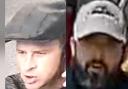 Police would like to speak to these men in connection with an armed robbery in Stansted