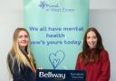 Bellway sales advisor Beth Williams and Mind in West Essex fundraising co-ordinator Jade Bolton