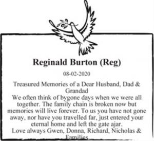 Reginald Burton (Reg)