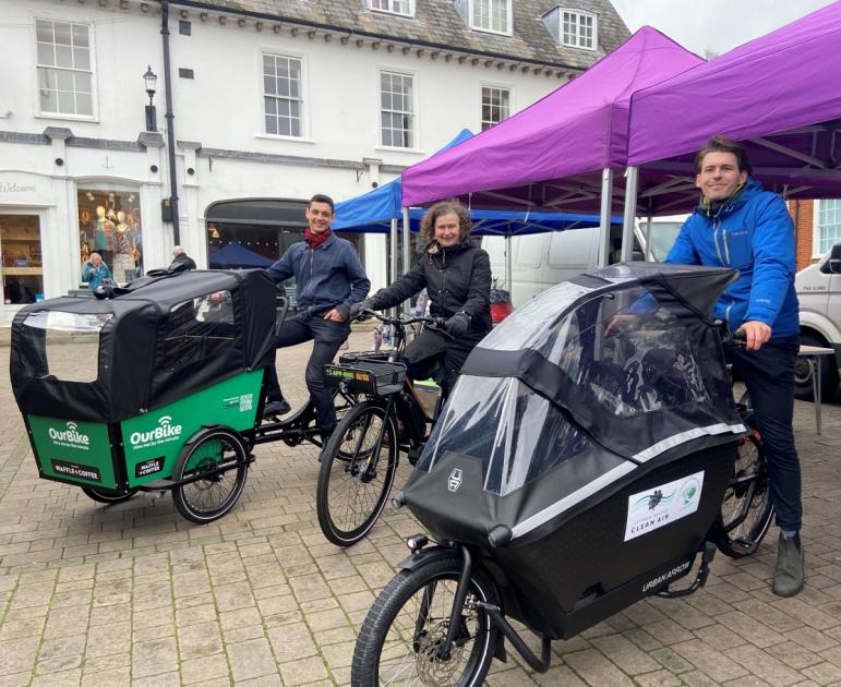 Bike schemes launched in Saffron Walden as part of clean air project 