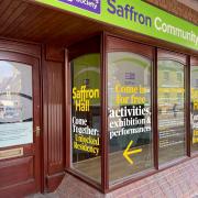 A visualisation of the front of the Saffron Community Link building in Saffron Walden.