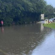 Thaxted flash flooding in July 2021