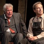 Matthew Kelly as Sir and Julian Clary as Norman in The Dresser.