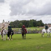 Victorian costumes and horses at Audley End House and Gardens