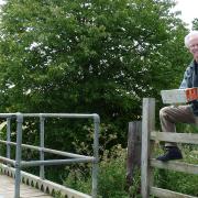 Peter Cooper says ramblers benefit new bridges and better marked footpaths which feature in his book, Discover Uttlesford