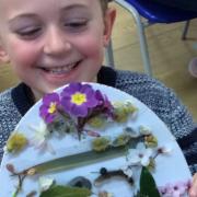 A student during an Easter Fun Day at St Thomas More Catholic Primary School, Saffron Walden