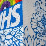 A mural at the Princess Alexandra Hospital NHS Trust (PAHT) hospital.
