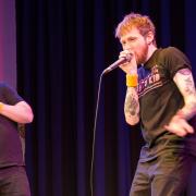 Jarred Christmas and Hobbit entertained Saffron Walden through The Mighty Kids Beatbox Comedy Show